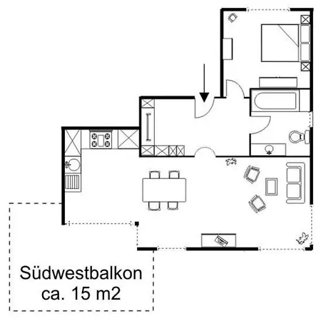 Crastuoglia 855-1 Apartmán Scuol